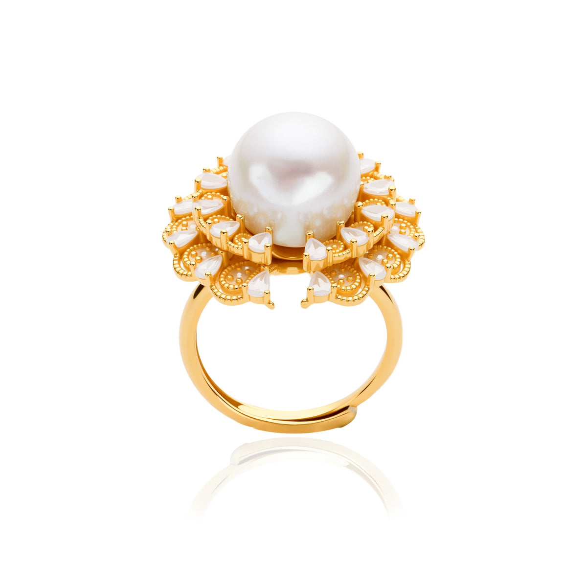 S925 Silver Crown Open Ring