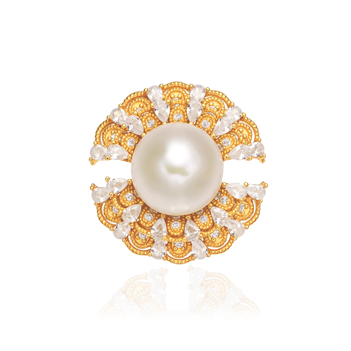 S925 Silver Crown Open Ring