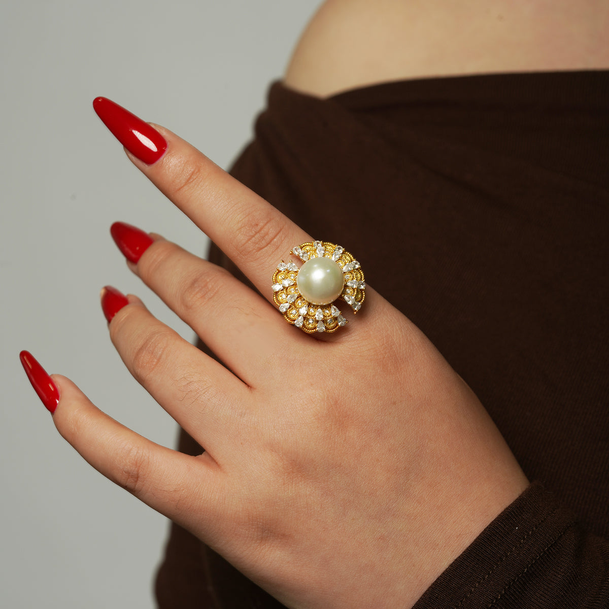 S925 Silver Crown Open Ring