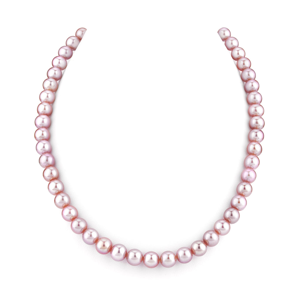 7-8mm Lilac Purple Freshwater Pearl Necklace | AAAA Quality | Elegant Gift