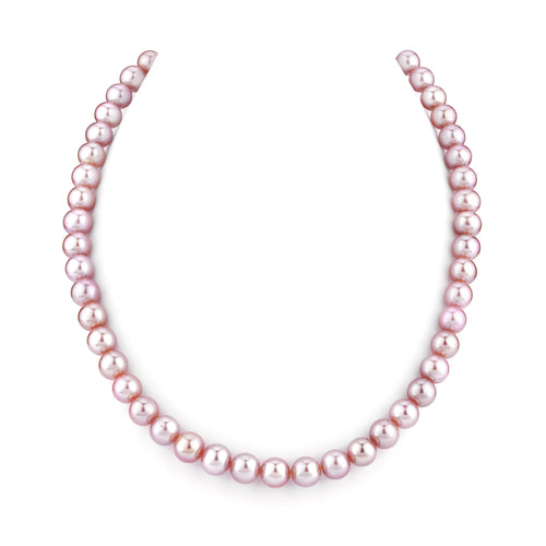 7-8mm Lilac Purple Freshwater Pearl Necklace | AAAA Quality | Elegant Gift